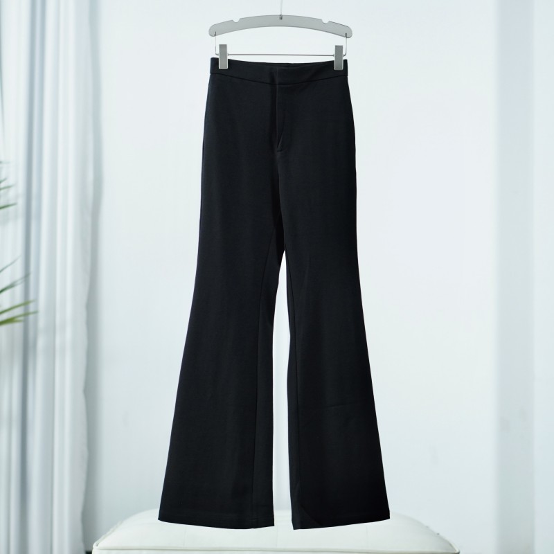 尚系列  Y368  女装时尚春秋气质喇叭长裤黑色FW13R87
