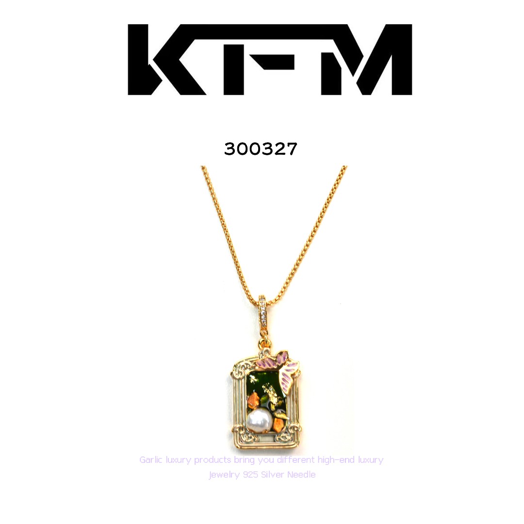 铜合金项链 KFM【林中彩蝶】系列项链~300327（46+5cm） X