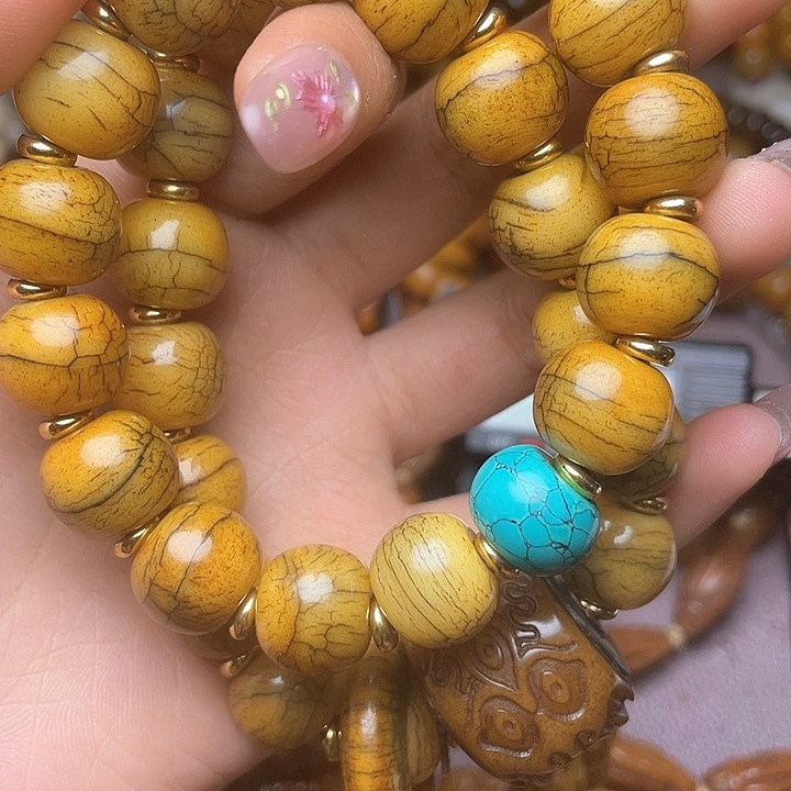 牦牛骨苹果圆卡14手持