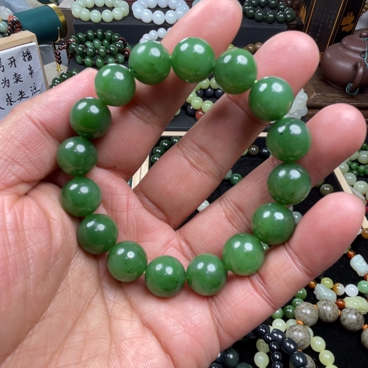 和田玉手串未镶嵌