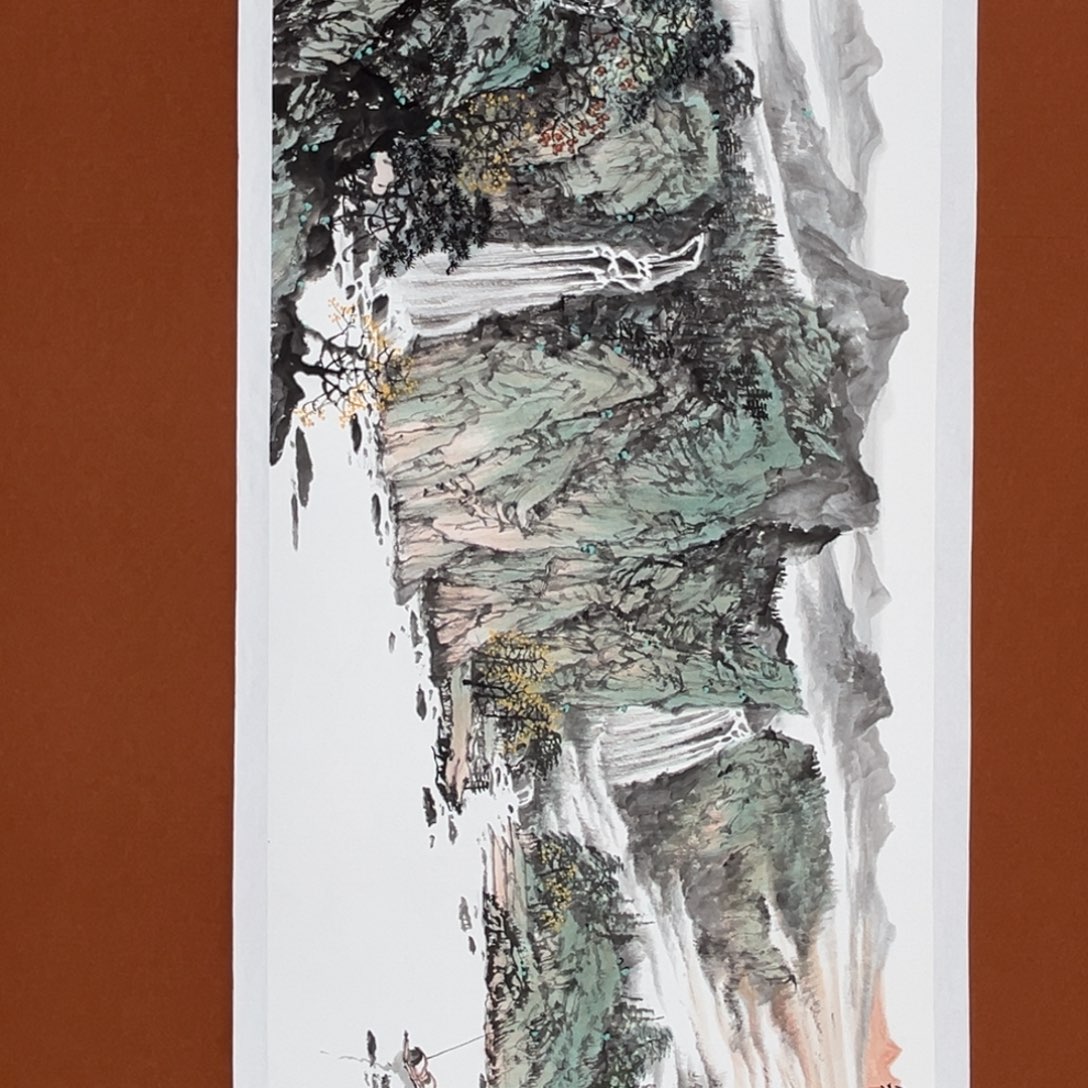 湖***客国画李文峰的作品