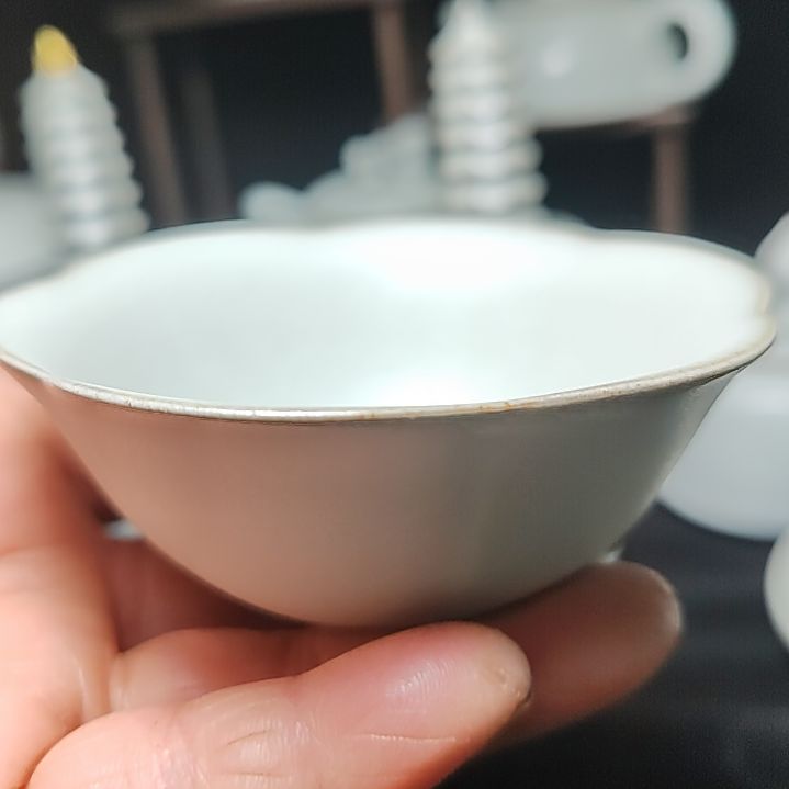 官瓷天青釉主人杯