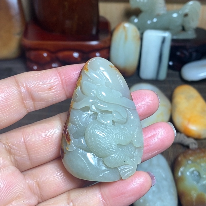 和田玉颈饰未镶嵌