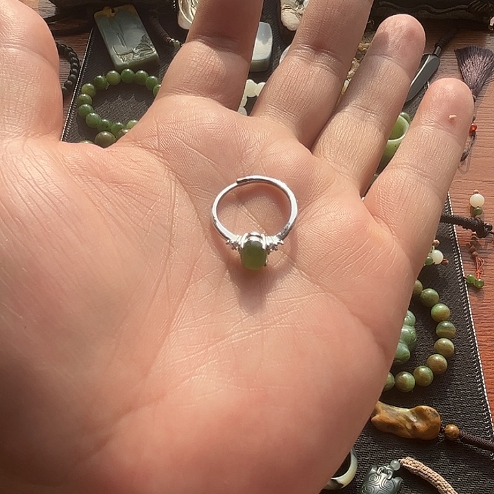 和田玉（糖玉）未镶嵌戒指