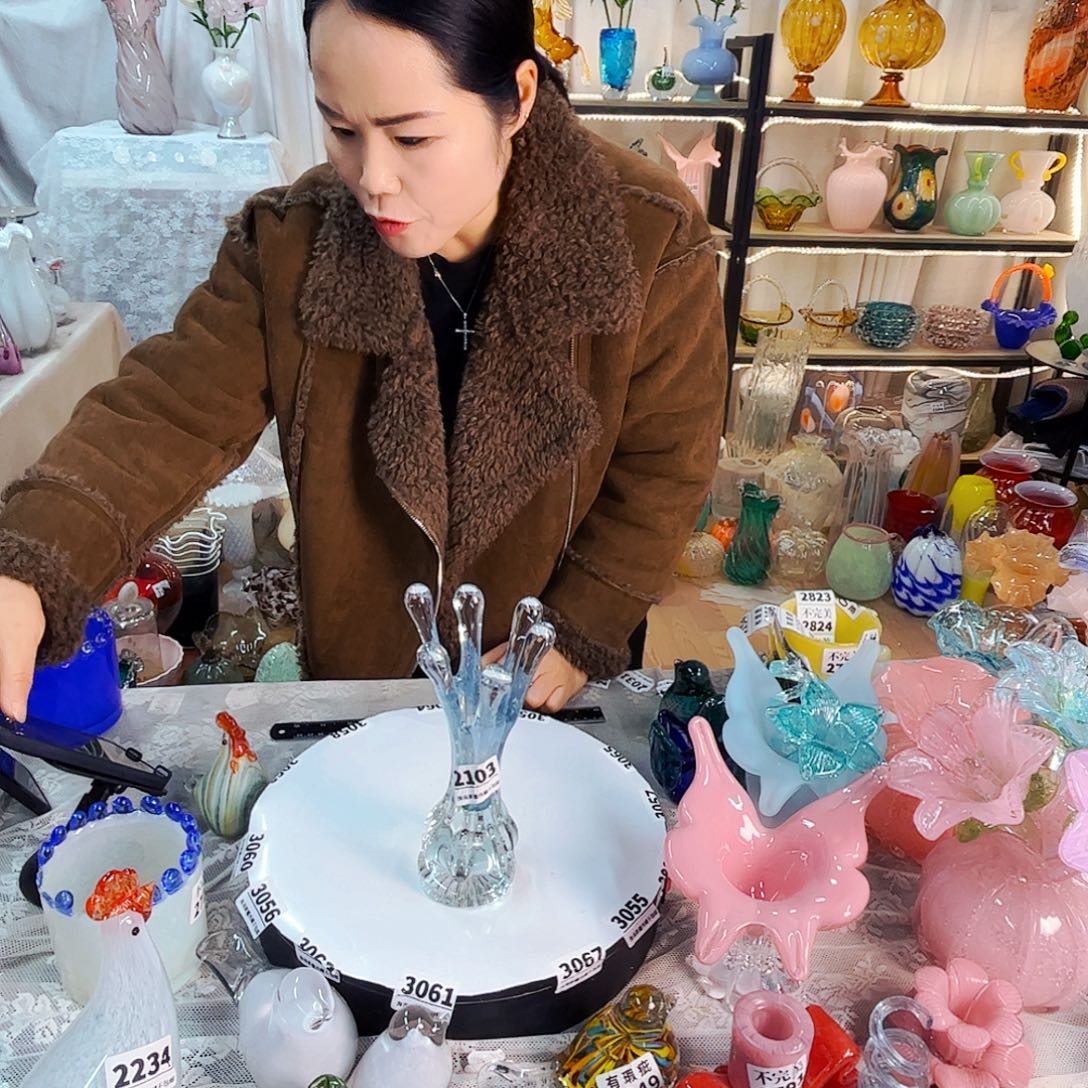 2103 家悦美居琉璃摆件