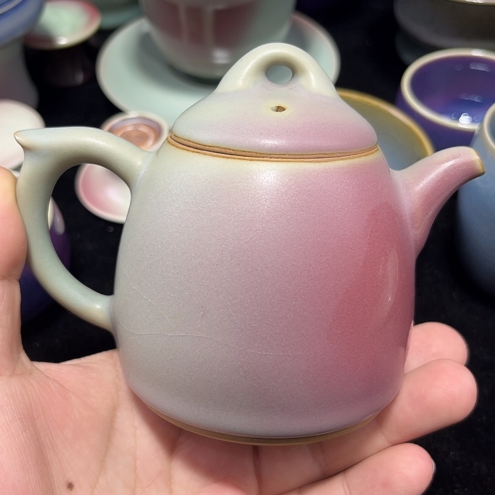 陶摆件钧窑茶器钧窑茶器