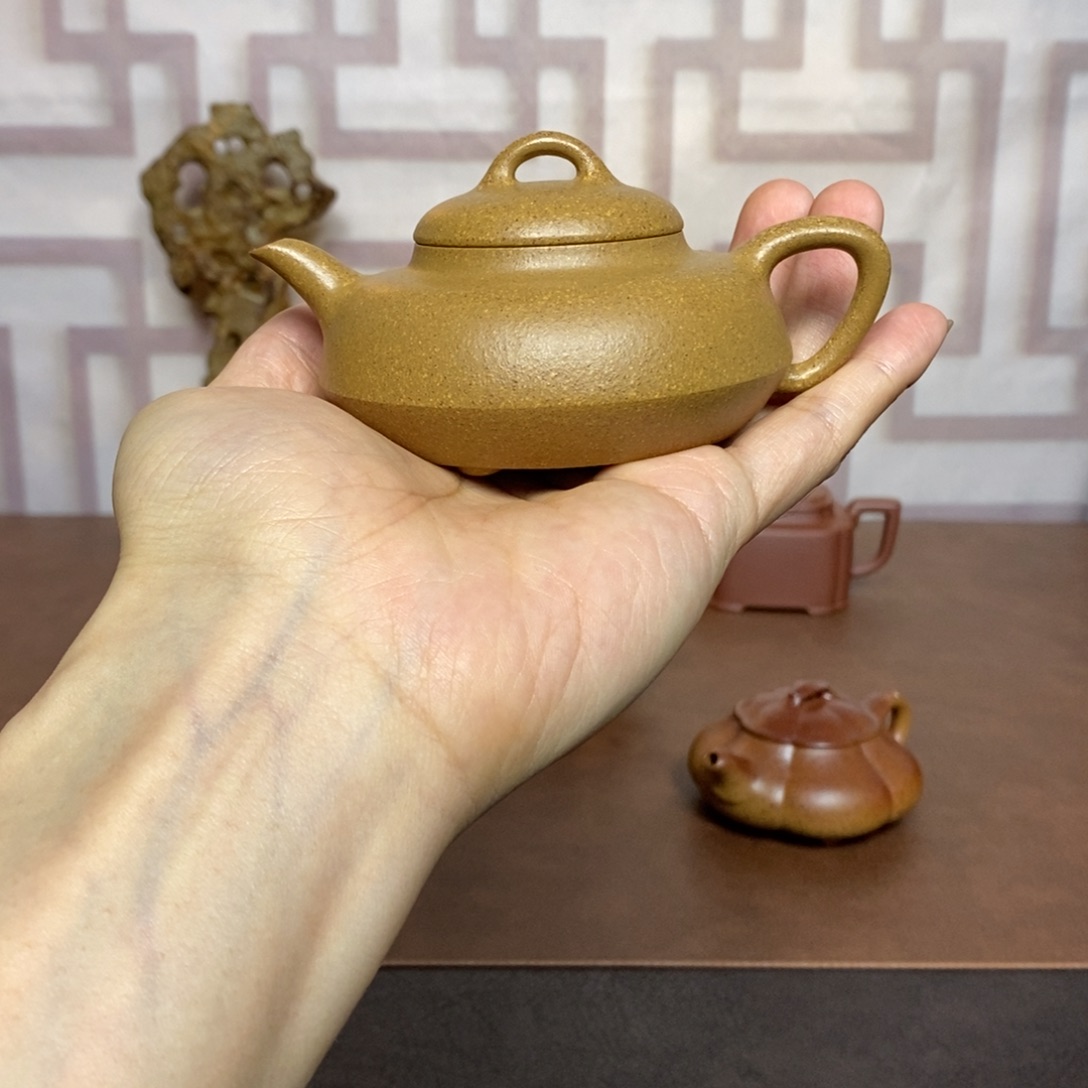 紫砂茶壶紫砂茶具老段石瓢