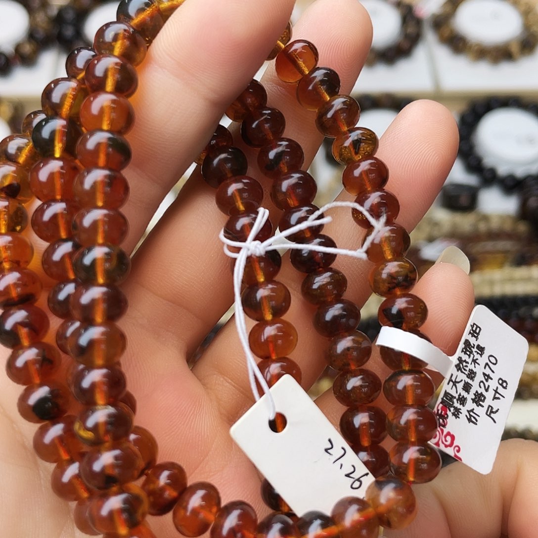 琥珀未镶嵌裸石八90524