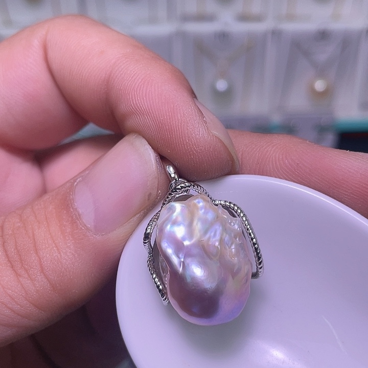 颈饰合金淡水珍珠60