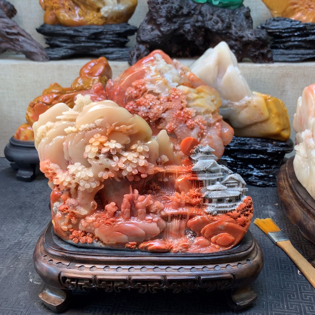 寿山石寿山石摆件