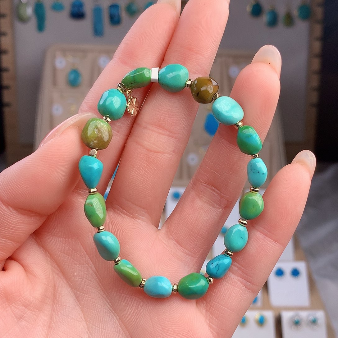 未镶嵌绿松石手串