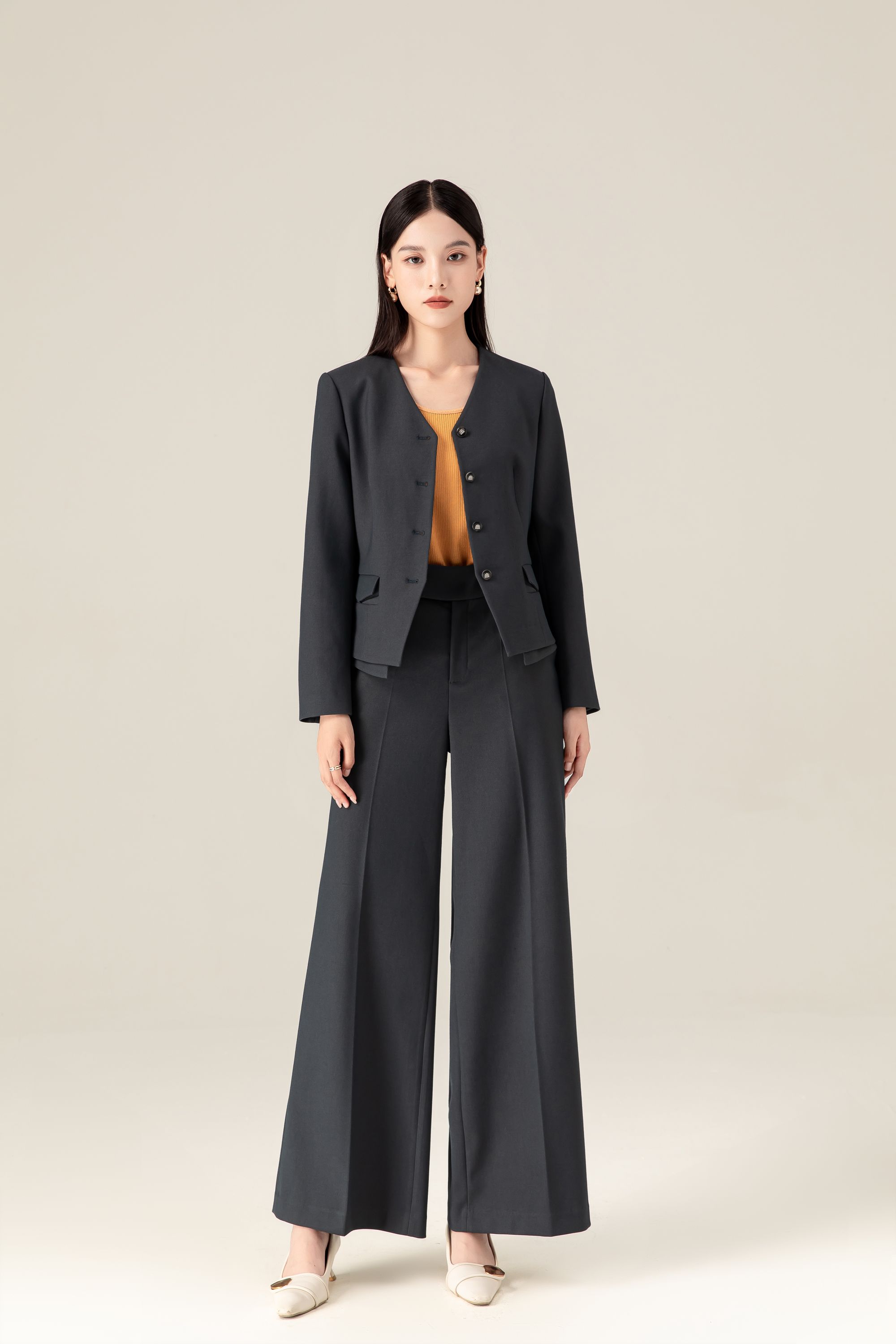 【新店福利】高定高级气质设计感女士套装西服通勤休闲时尚两件套