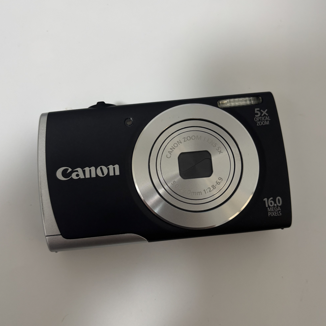 95新 Canon/佳能 a2500黑色1600w像素热门ccd相机带配件