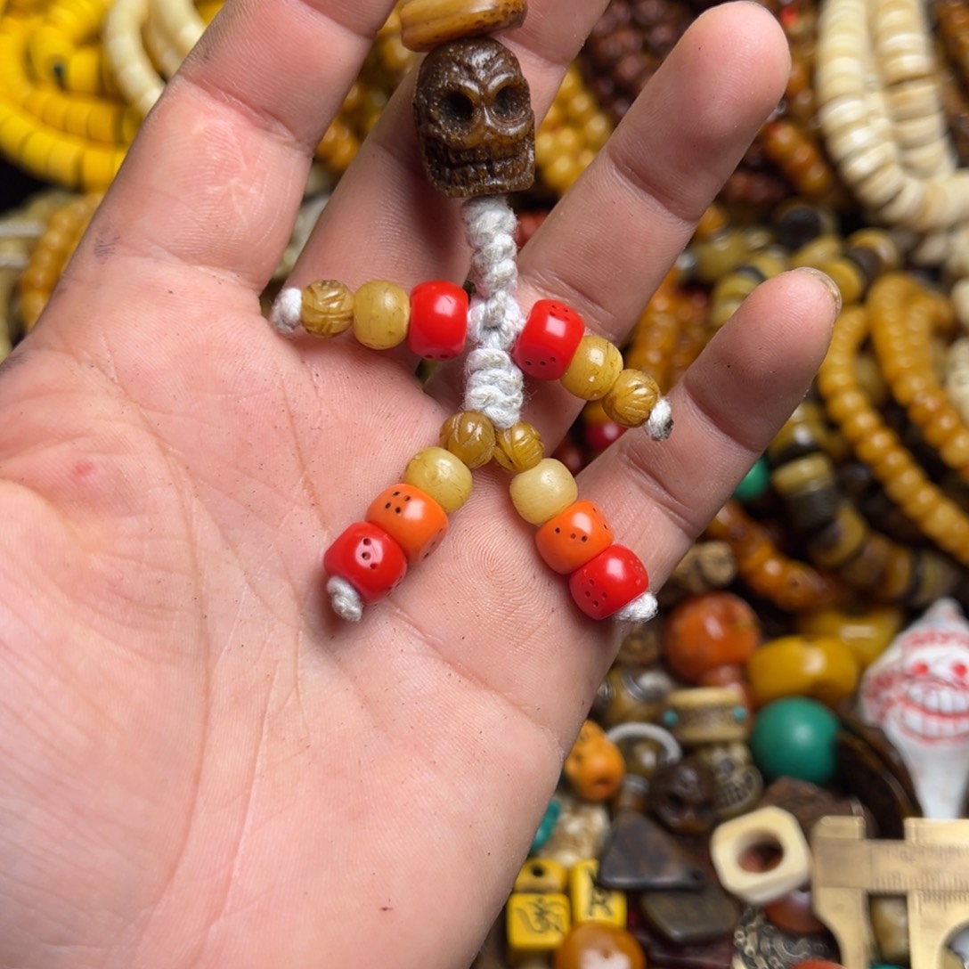 吊坠星月菩提小人