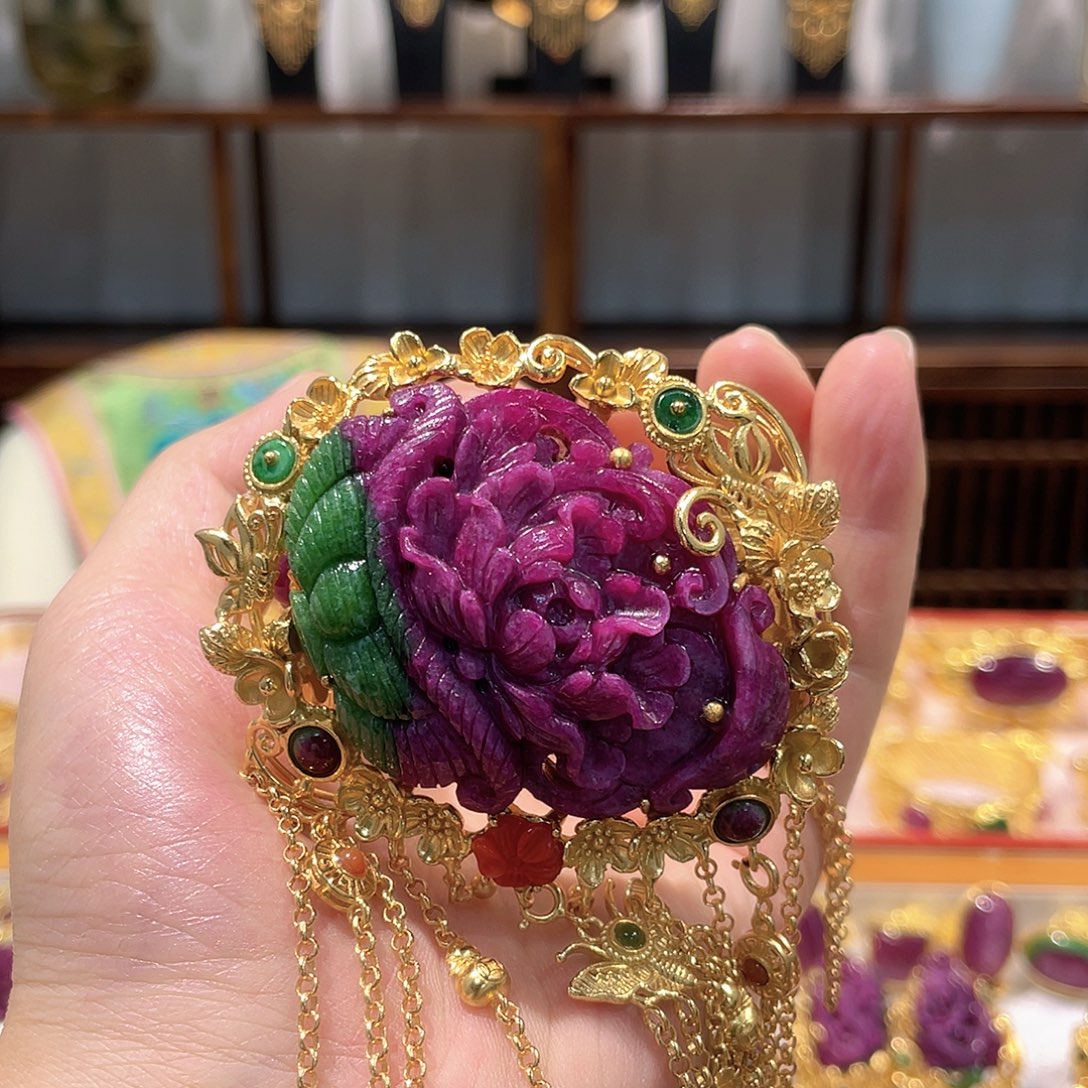 锦纶非金属手镯红宝