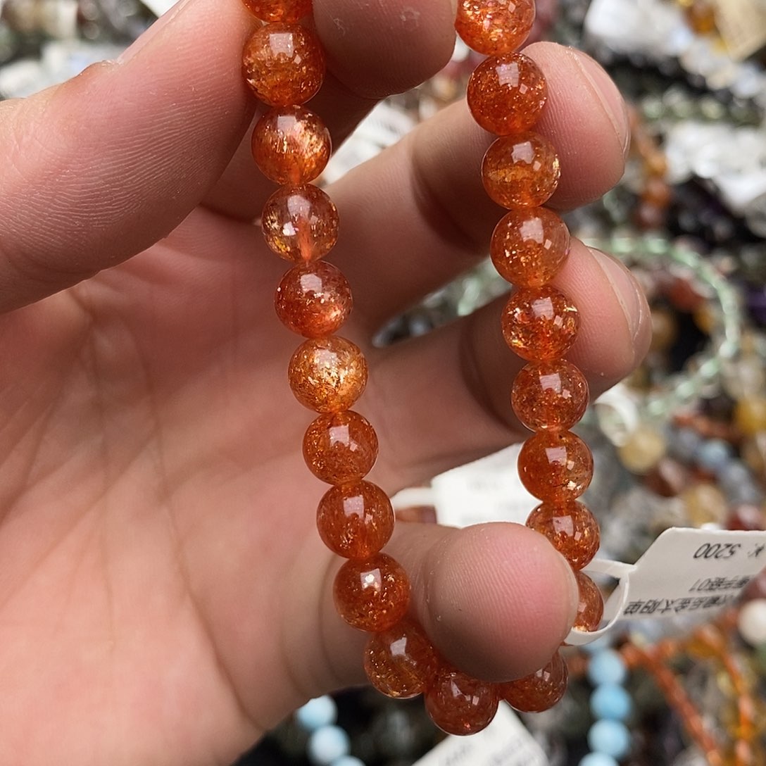 日光石手链未镶嵌手链