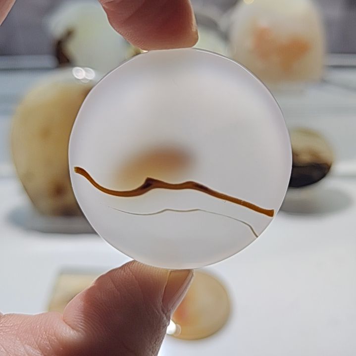 玛瑙/玉髓未镶嵌吊坠(不含链)3号