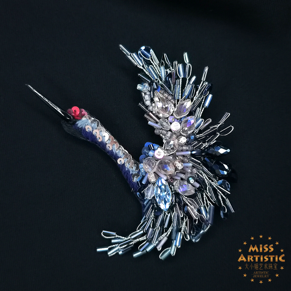 高定工坊法式珠绣-Brill胸针[202b-020]