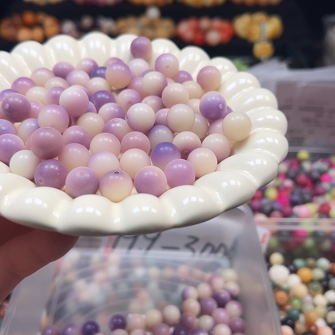 菩提根/象牙果手串卡12左右紫气东来圆130颗