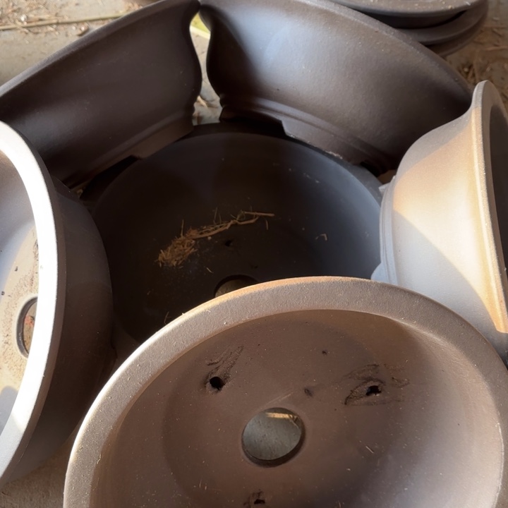 紫砂花盆100-6。           