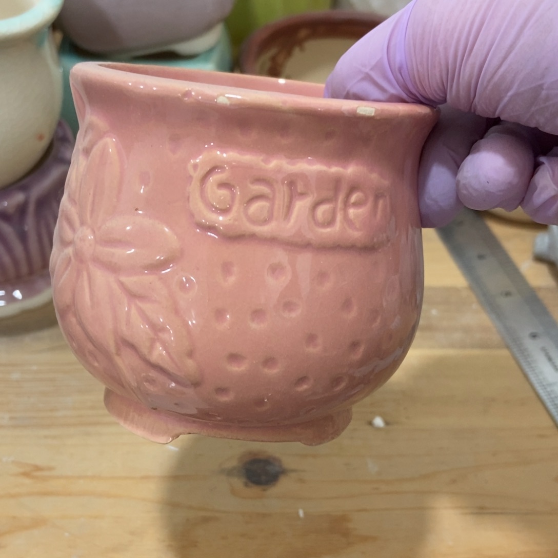 红陶微瑕高温陶瓷花盆