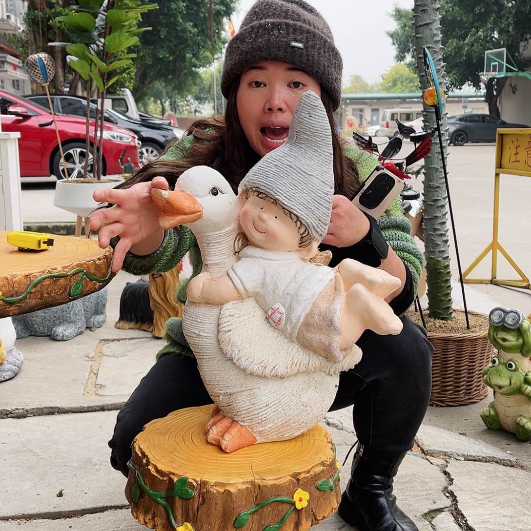 【闪购商品】无铅玻璃花园摆件&000&