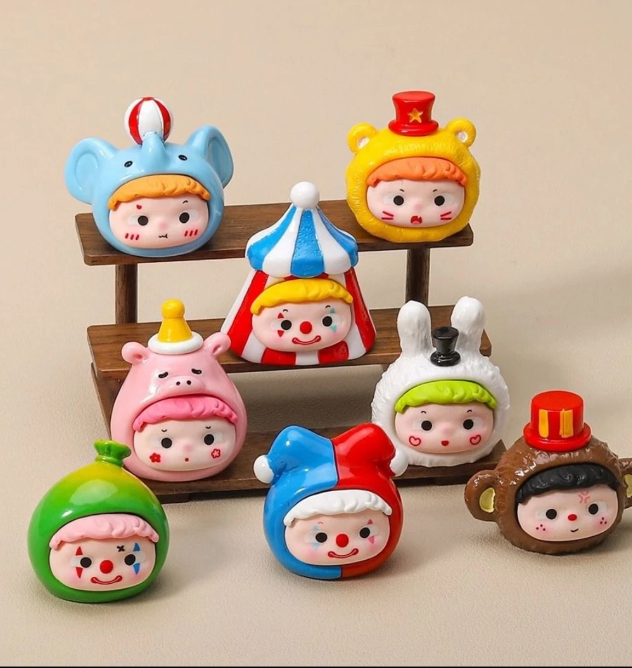 【九宫格】马戏团男孩摆件树脂diy