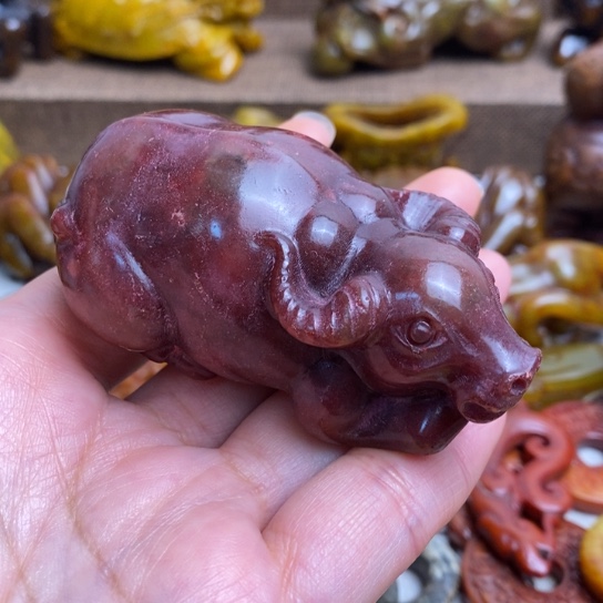 蛇纹石玉未镶嵌颈饰02