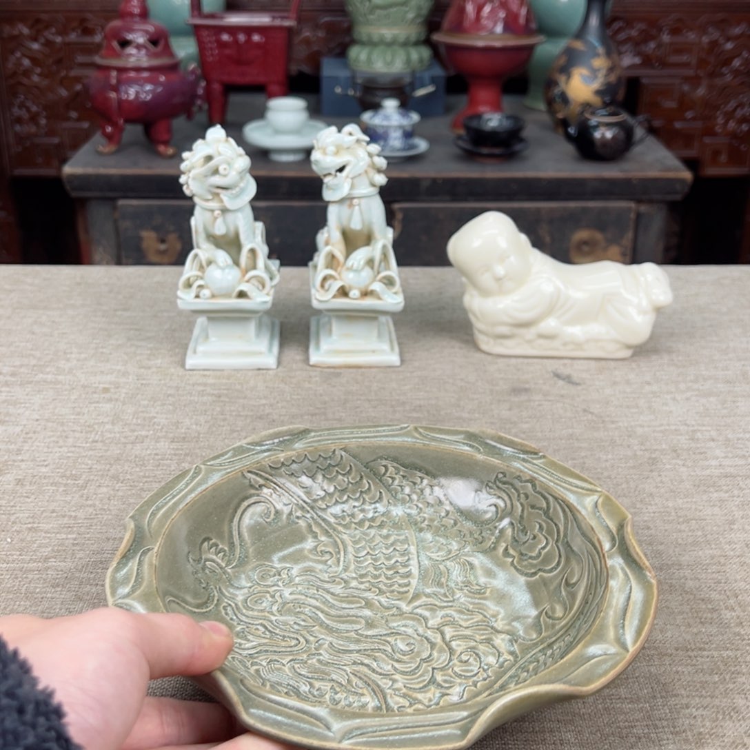 瓷片陶瓷艺术瓷器摆件