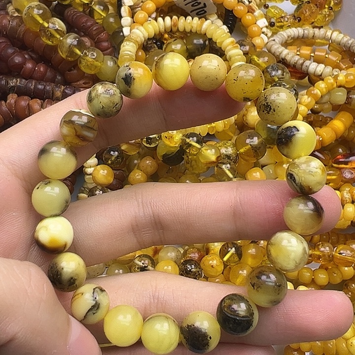 琥珀未镶嵌珠宝奇石