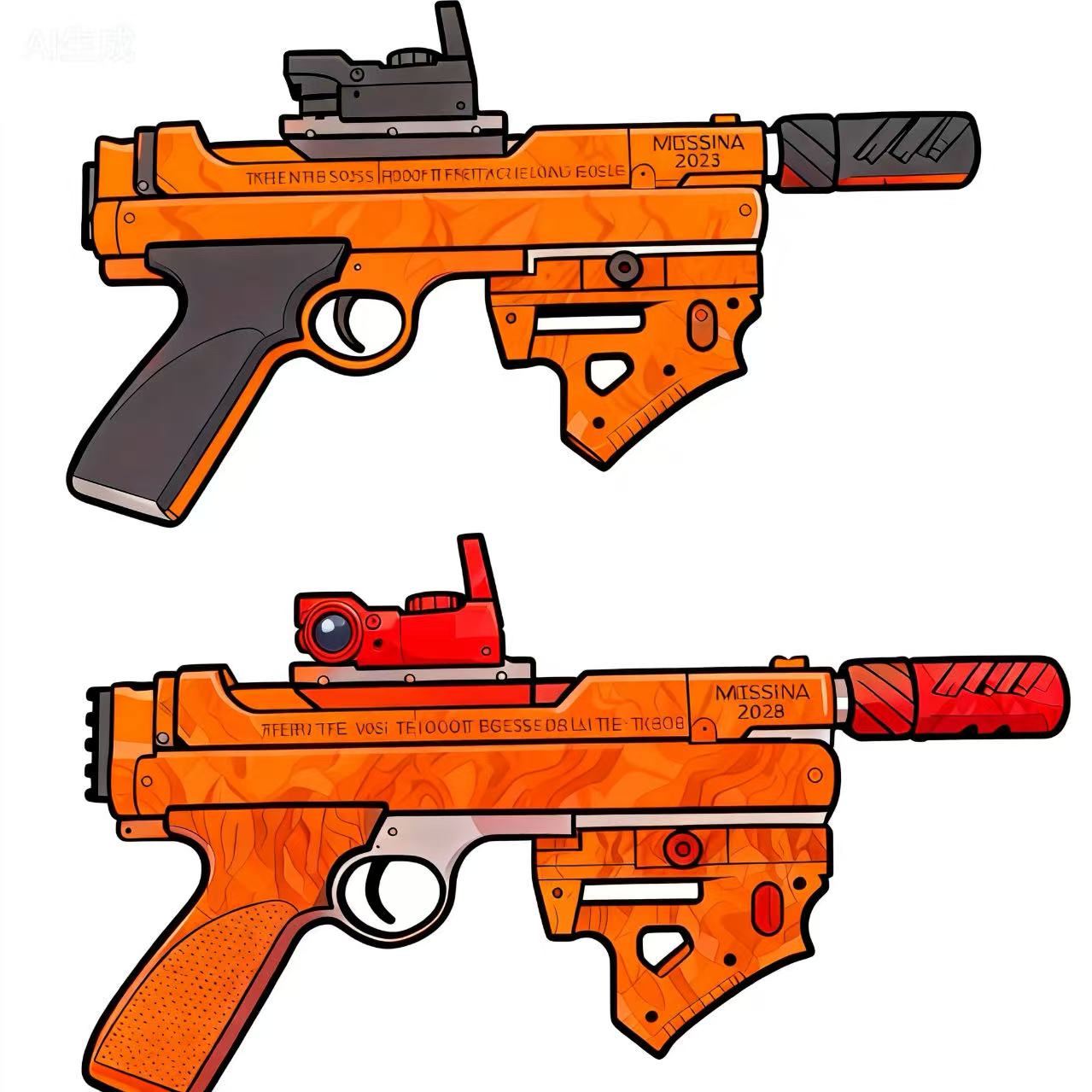 26新款 A3-KA-13MM海绵软蛋发射器 3D手工玩具