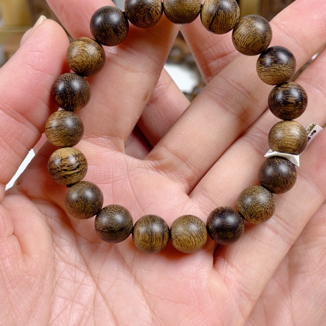 沉香手串越南芽庄白棋老料满瘤疤1.0