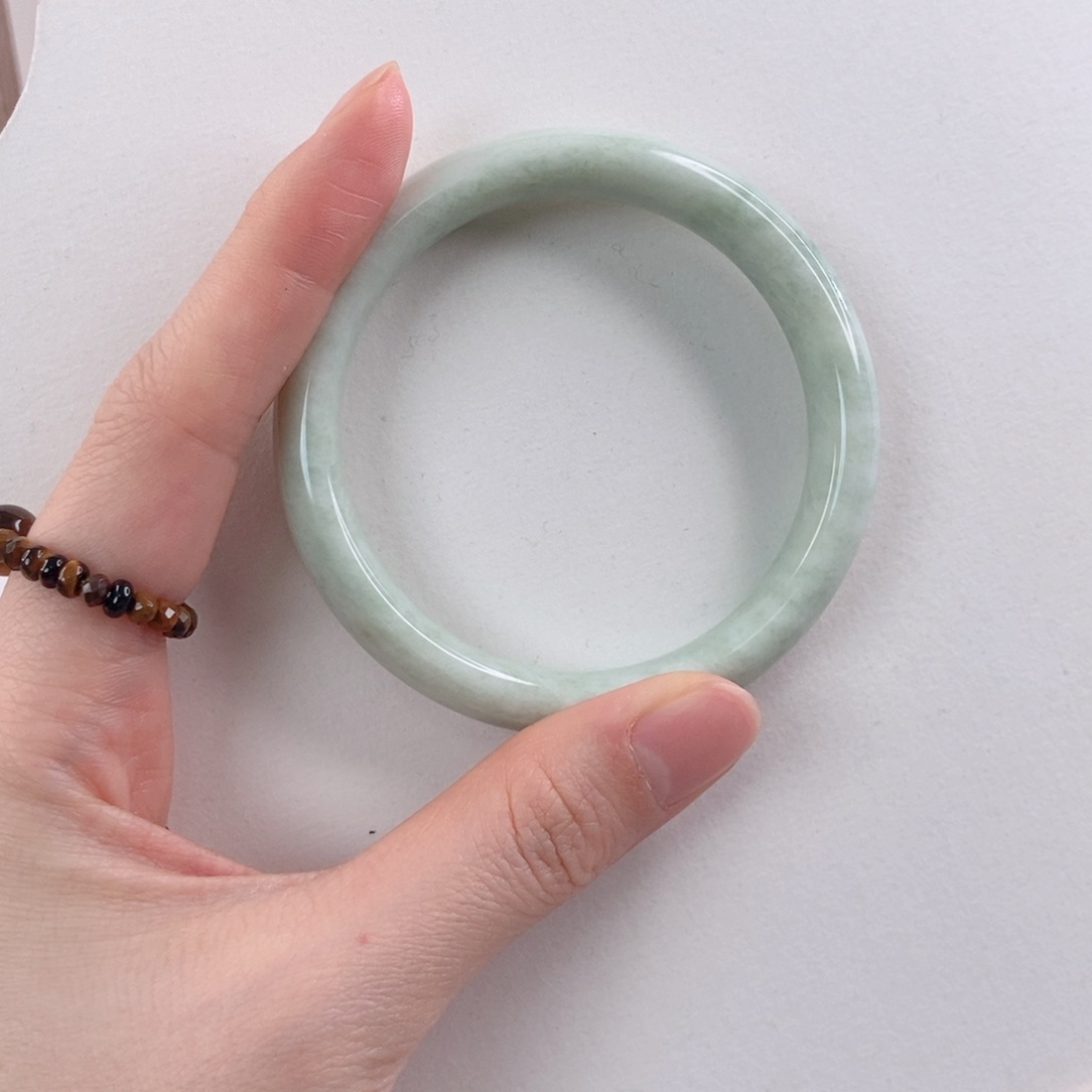 蓝田玉（蛇纹石化大理石玉）手镯未镶嵌陈****C