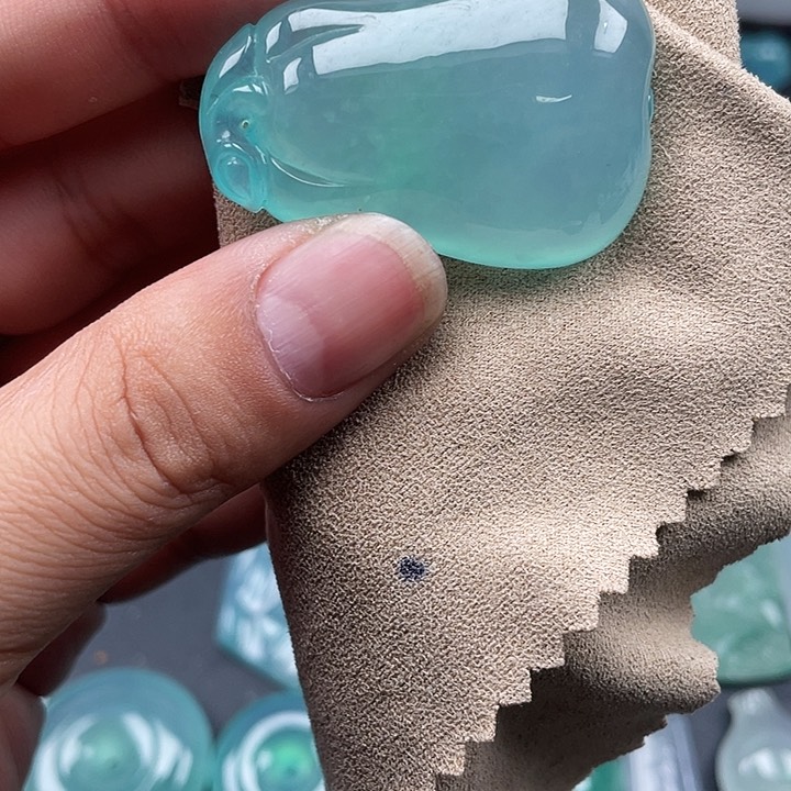 星****啡福瓜，满胶天空蓝，微绵