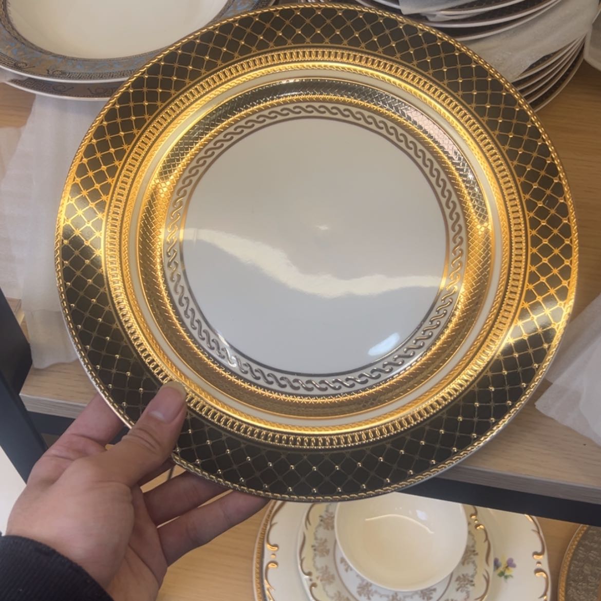 【闪购商品】瓷片10.5寸平盘一个一单福利价