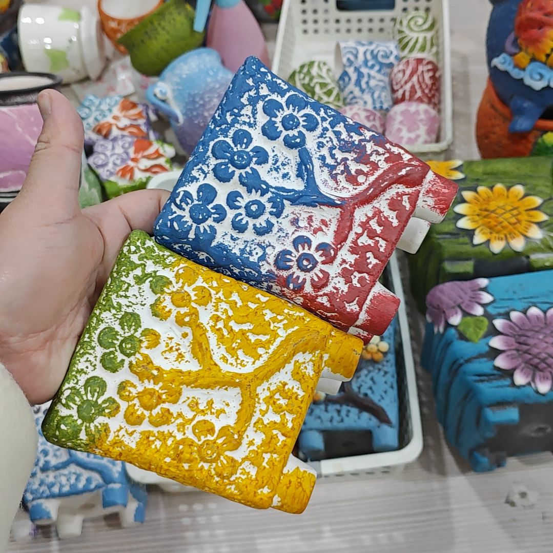 红陶吸水透气的白陶花盆凑满12发货