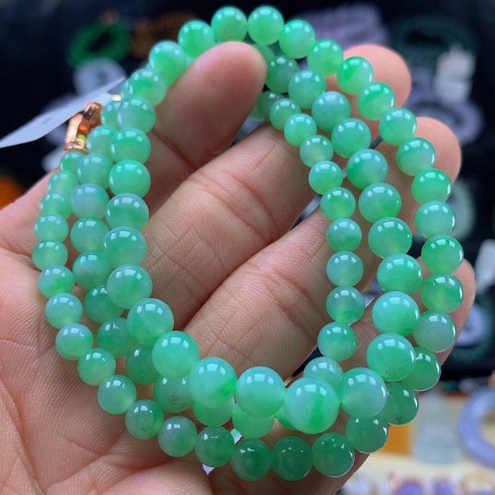 翡翠手链未镶嵌翡翠 5-6 