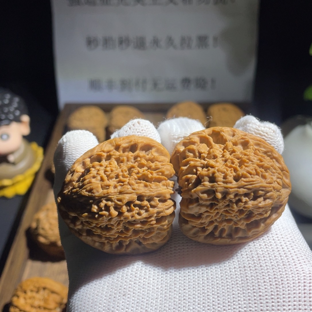 雪***茗文玩核桃吊坠核桃