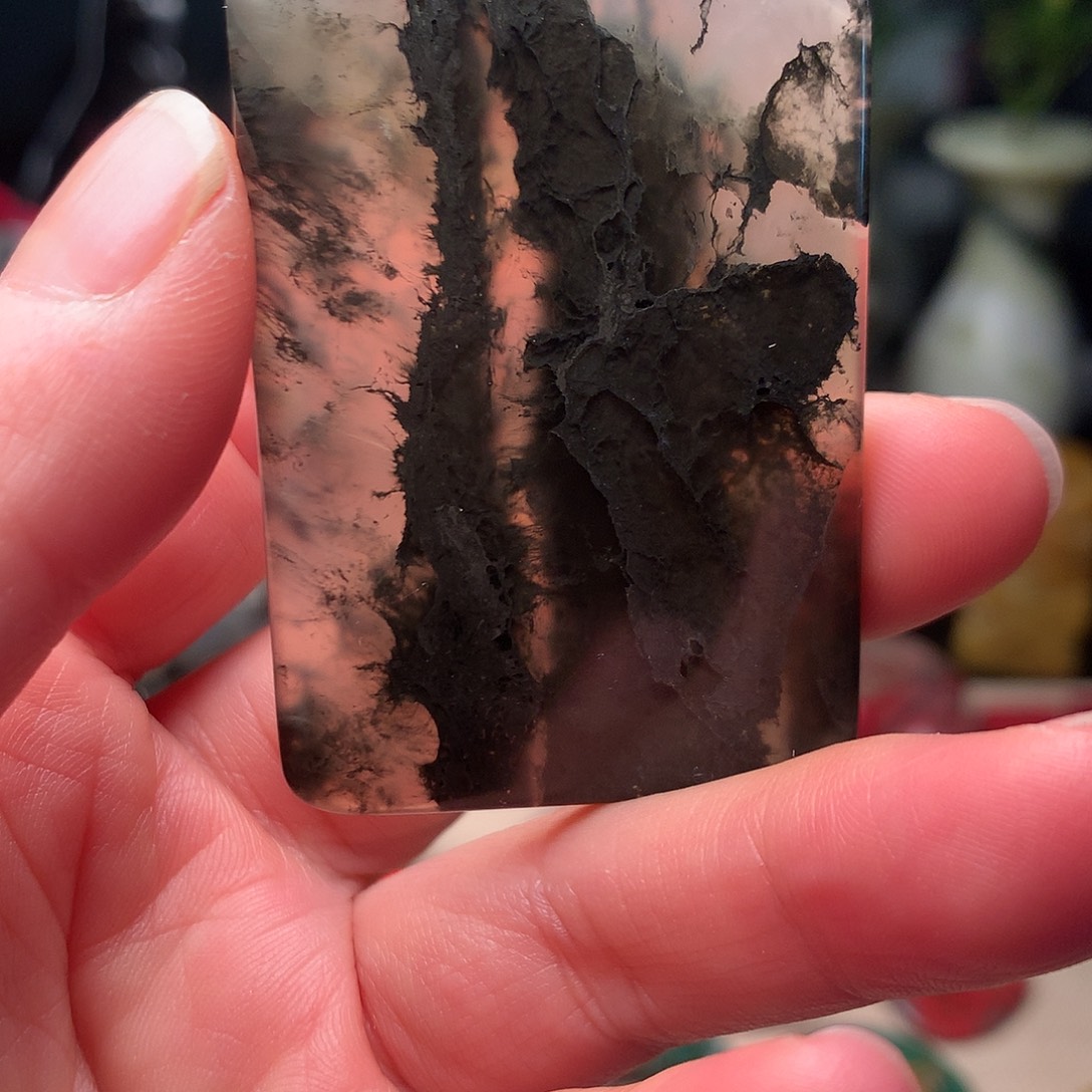 昌化石水墨冻精美平安牌