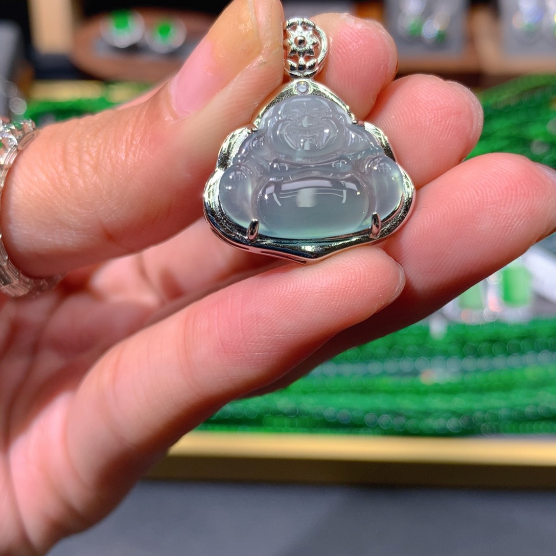 翡翠戒指未镶嵌天然翡翠