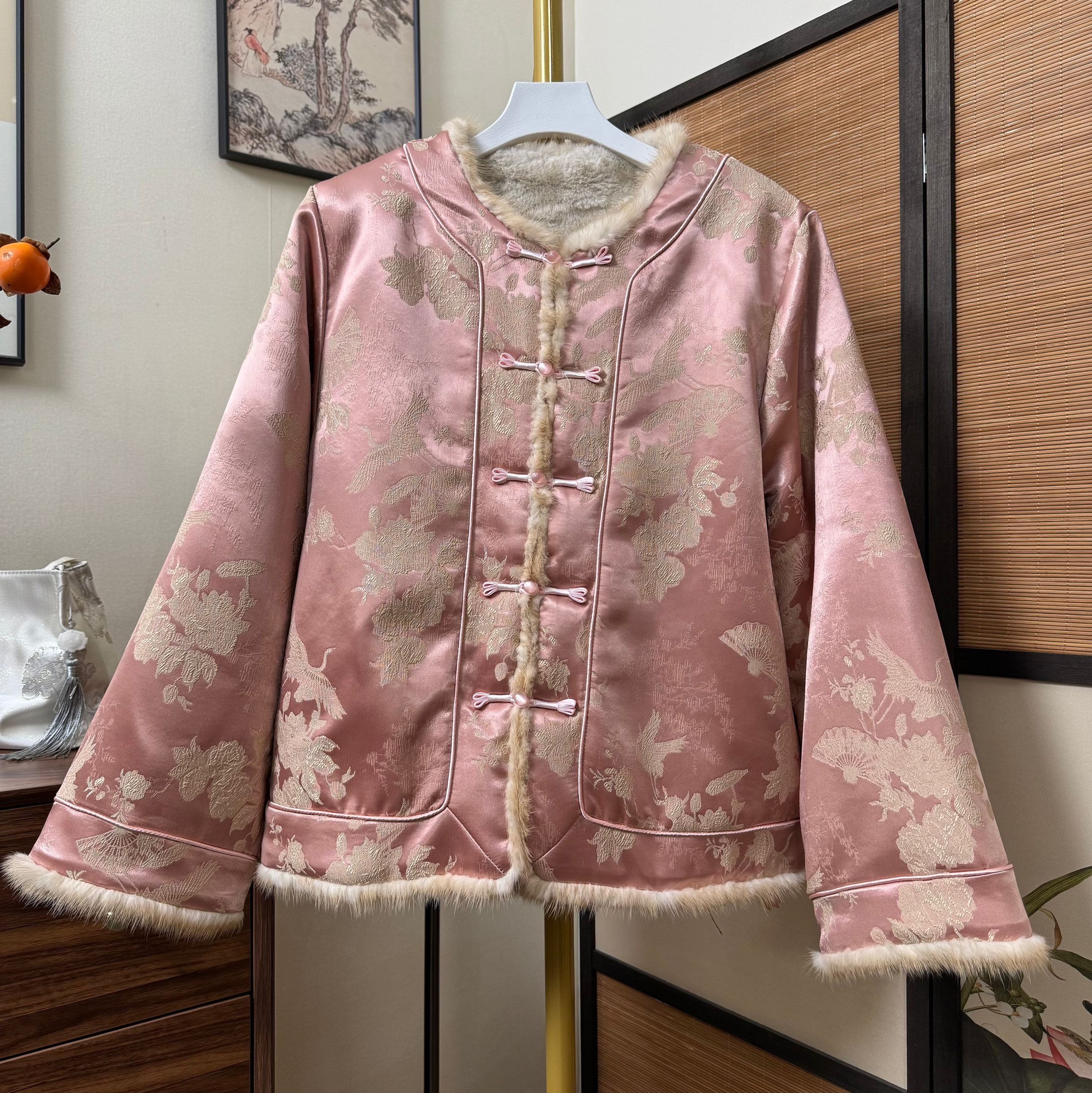 新款时尚新中式女装爆款棉衣