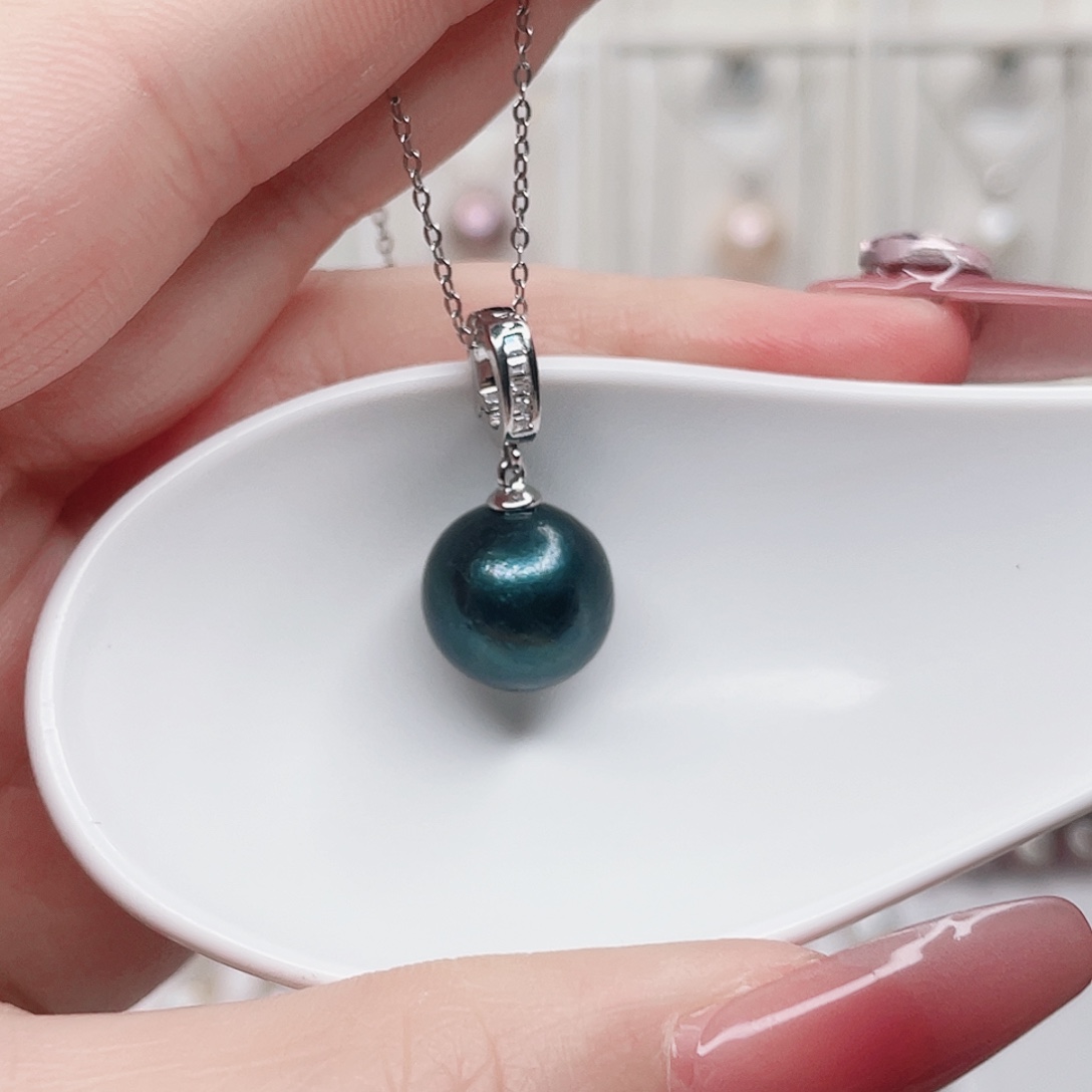 淡水珍珠吊坠(赠链)合金