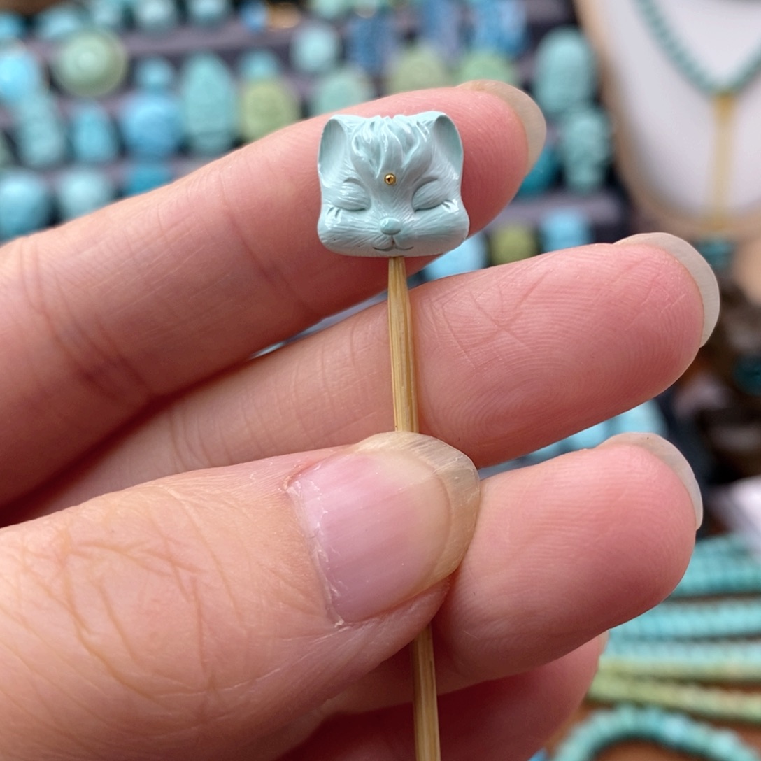 绿松石珠宝奇石未镶嵌