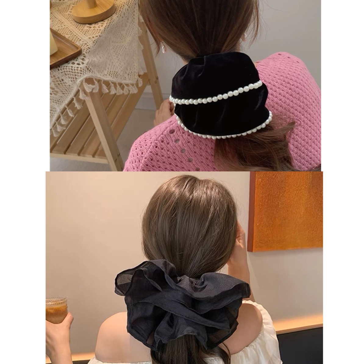 2号链接（一组两个全场任选～法式蕾丝加黑木耳无质量问题大肠发圈