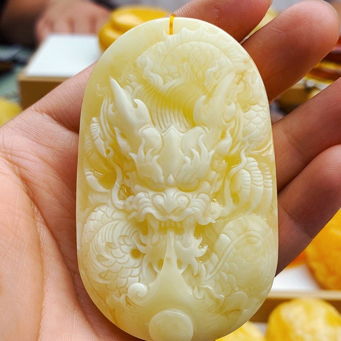 蜜蜡颈饰未镶嵌天然保真假一赔十66