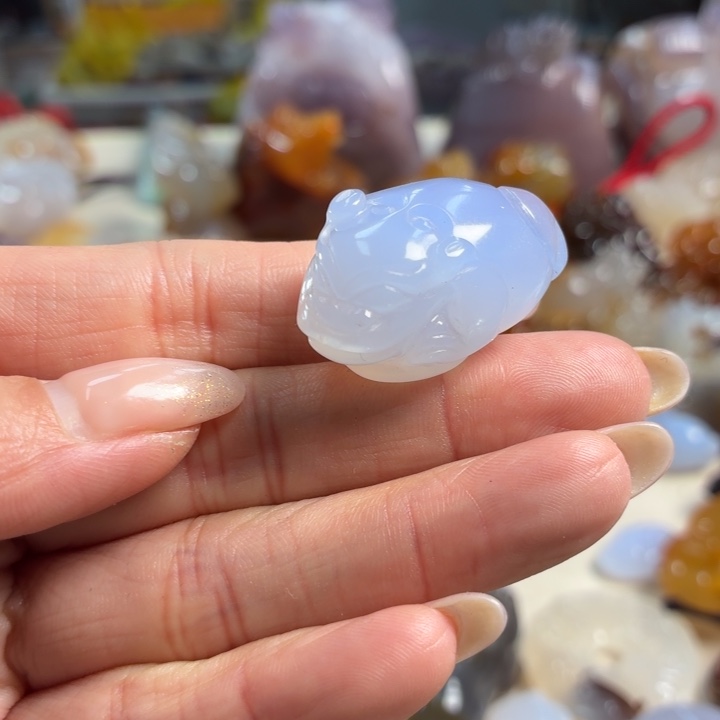 玛瑙/玉髓未镶嵌吊坠(不含链)