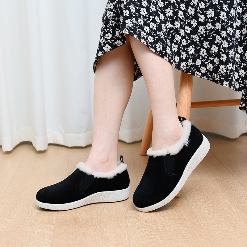 JUMBO/简帛【断码撤柜】羊皮毛一体女款保暖雪地靴女鞋C7110