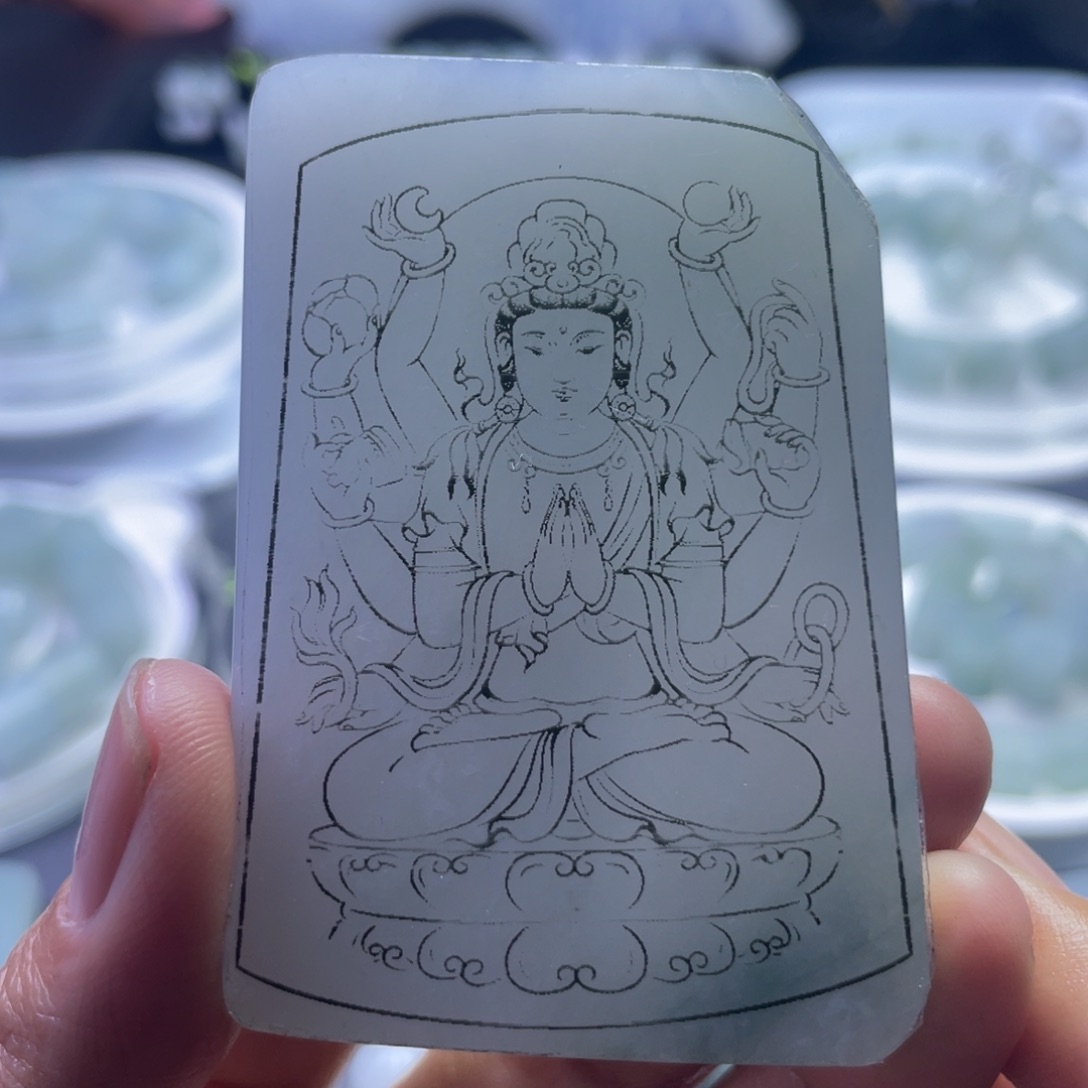 定制翡翠未镶嵌裸石定制包工