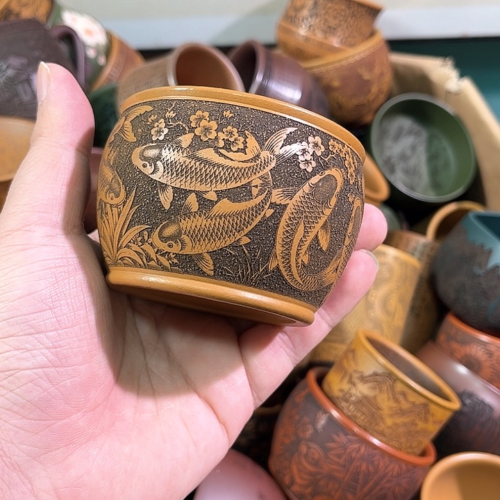 茶杯紫砂全手工紫砂主人杯