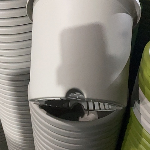 树脂四季5号微瑕灰白无托6个